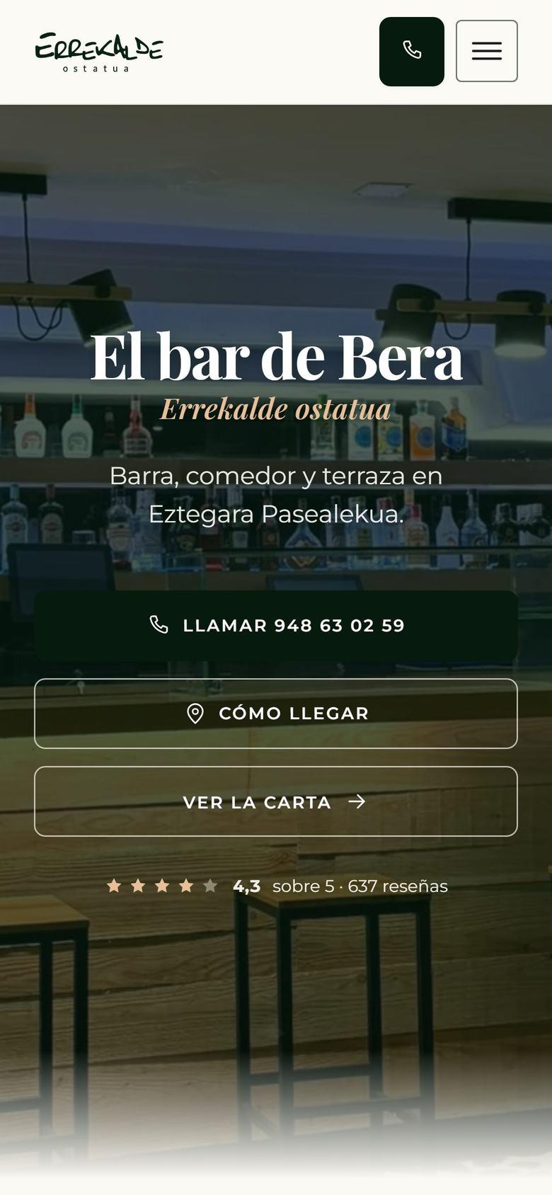 Captura móvil de Errekalde Ostatua