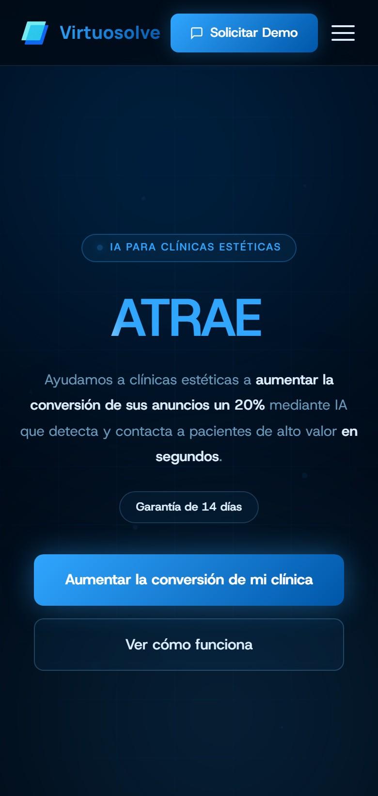 Captura móvil de VirtuoSolve